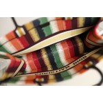 DIOR TOTE seven colorful stripes